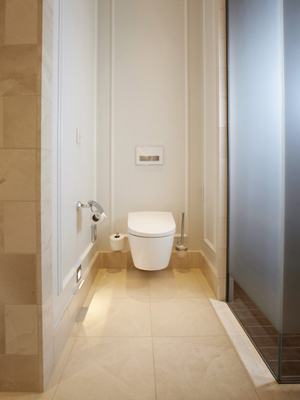 Dusch-WC im Grandhotel d’Angleterre in Kopenhagen