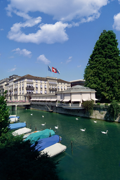 Das Hotel Baur au Lac in Zürich