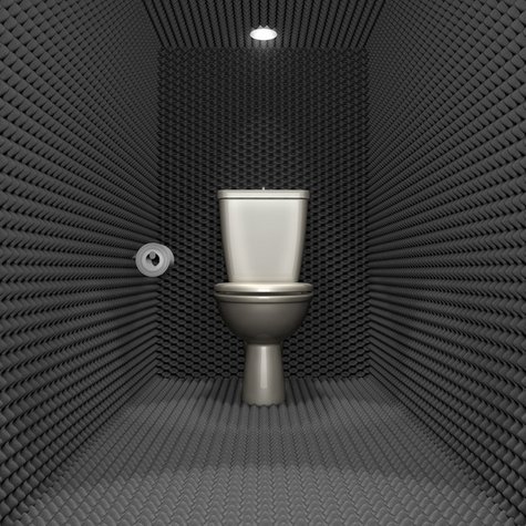 Toilette, Schaumstoff, Sound