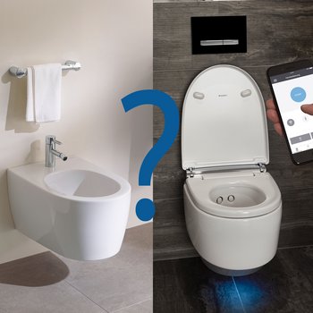 Bidet oder Dusch-WC?