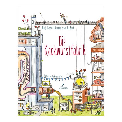 Das Buch „Die Kackwurstfabrik“ thematisiert die Verdauung. Quelle: Klett Kinderbuch
