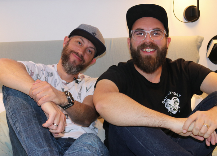 Blogger Jens von Atomlabor Blog und Blogger Johannes von Schoenhaesslich