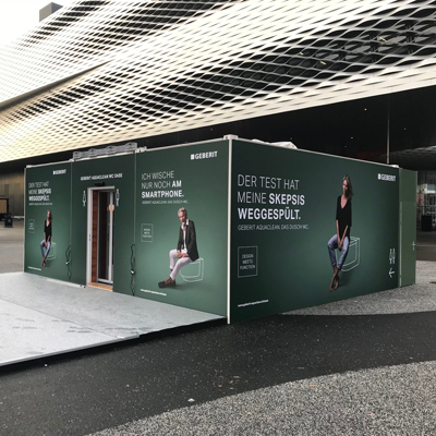 Die Geberit AquaClean Lounge mit dem Dusch-WC AquaClean Mera von Geberit.
