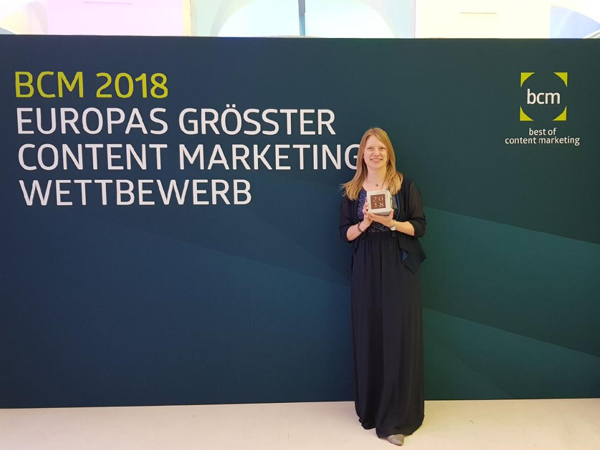 Gold für den AquaCean Blog beim Best of Content Marketing Award 2018.
