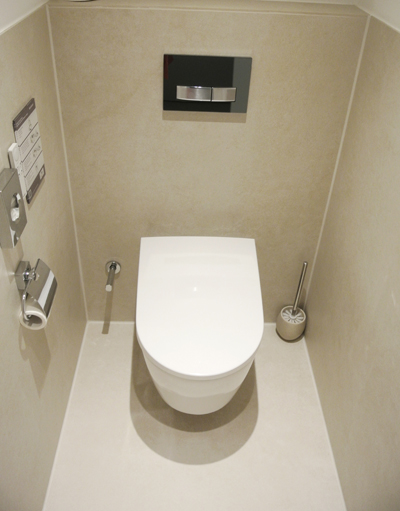 Geberit AquaClean, Dusch-WC, Test, Hotel Höll am Main