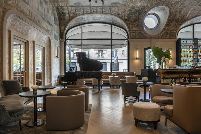 Die Pianobar im Hotel Lutetia in Paris.
