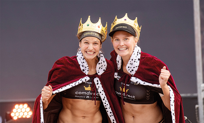 Chantal Laboureur und Sarah Schulz als Sieger des „King of the Court“. Copyright: Christian Schirbort Photography