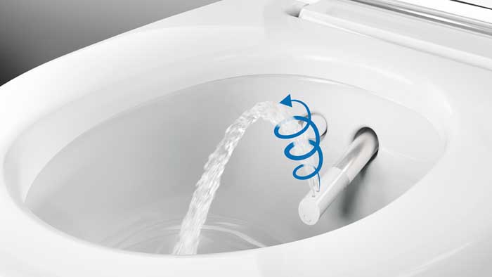 Geberit AquaClean Mera Dusch-WC mit Duschstrahl