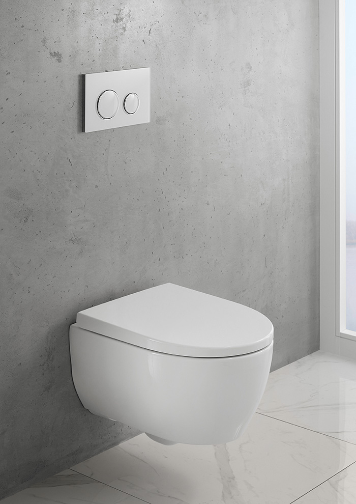 Das Geberit iCon WC Compact mit verkürzter Ausladung